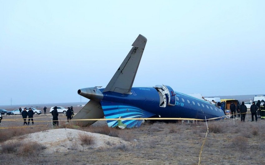 Следствие по делу о крушении пассажирского самолета AZAL продолжается в трех странах