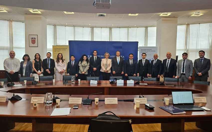 Azərbaycan Xorvatiya ilə rəqəmsal təhlükəsizlik sahəsində təcrübə mübadiləsi aparıb