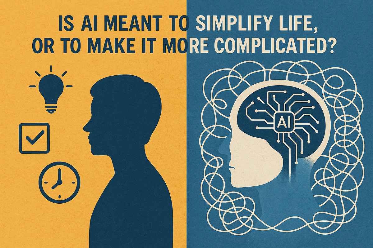 Is AI Meant To Simplify Life, Or To Make It More Complicated?