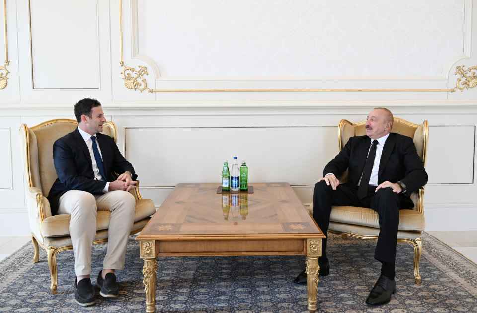 Prezident İlham Əliyev “The Goldman Sachs Group Inc.” şirkətinin qlobal məsələlər üzrə prezidentini qəbul edib