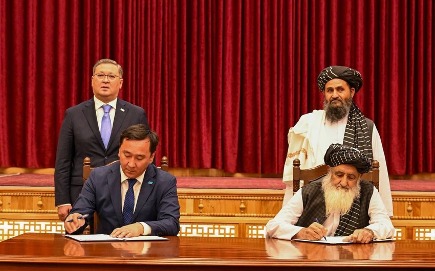 Qazaxıstan və Əfqanıstan Trans-Əfqan dəmir yolunun tikintisi haqqında Memorandum imzalayıb