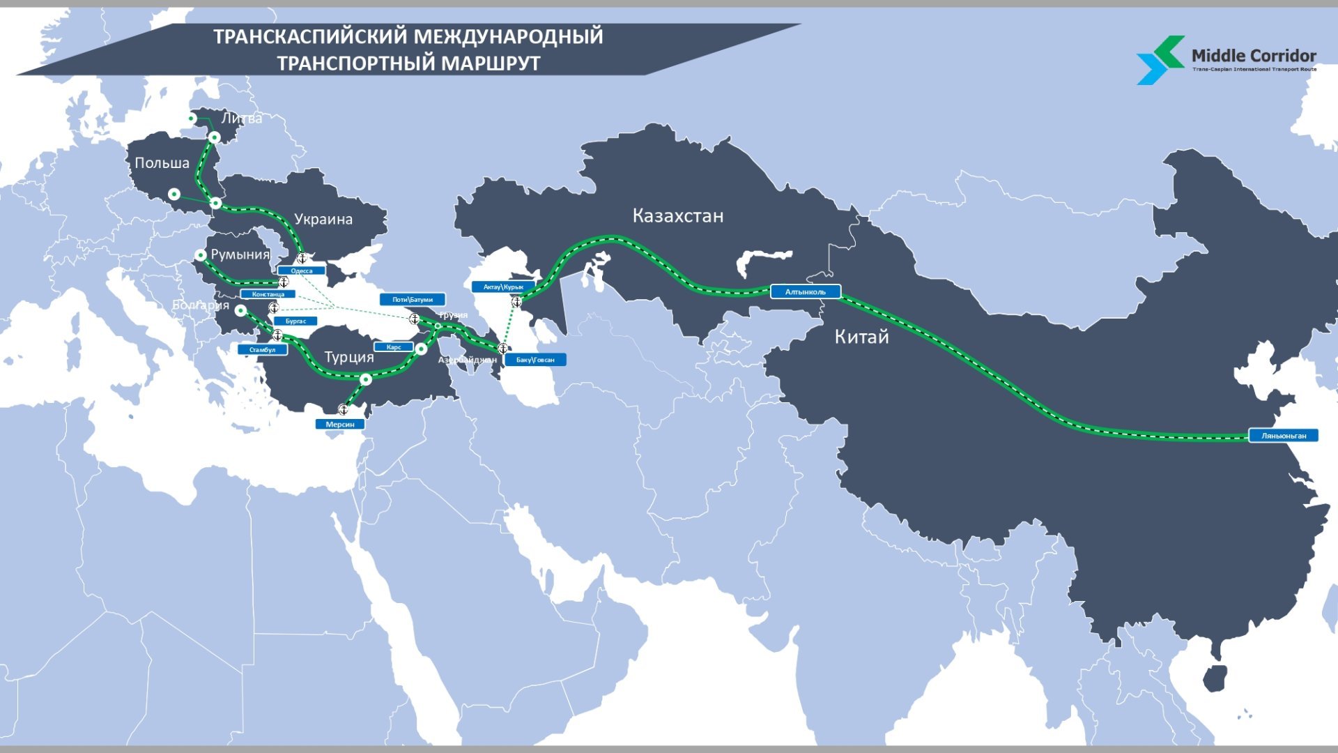 Поток грузов по ТМТМ вырос в 6 раз - Бектенов